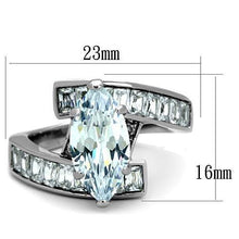 Load image into Gallery viewer, Wedding Rings for Women Engagement Cubic Zirconia Promise Ring Set for Her in Silver Tone HK - Jewelry Store by Erik Rayo

