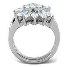 Load image into Gallery viewer, Wedding Rings for Women Engagement Cubic Zirconia Promise Ring Set for Her in Silver Tone Houston - Jewelry Store by Erik Rayo
