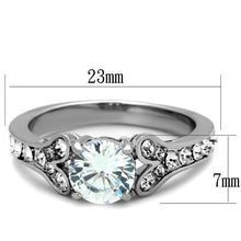 Load image into Gallery viewer, Wedding Rings for Women Engagement Cubic Zirconia Promise Ring Set for Her in Silver Tone Kanpur - Jewelry Store by Erik Rayo
