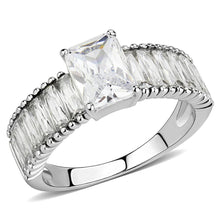 Load image into Gallery viewer, Wedding Rings for Women Engagement Cubic Zirconia Promise Ring Set for Her in Silver Tone Karla - Jewelry Store by Erik Rayo
