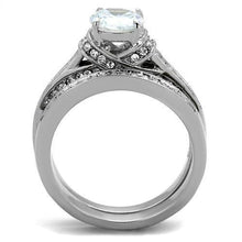 Load image into Gallery viewer, Wedding Rings for Women Engagement Cubic Zirconia Promise Ring Set for Her in Silver Tone Kazan - Jewelry Store by Erik Rayo
