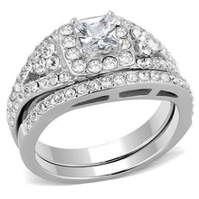 Load image into Gallery viewer, Wedding Rings for Women Engagement Cubic Zirconia Promise Ring Set for Her in Silver Tone Metera - Jewelry Store by Erik Rayo
