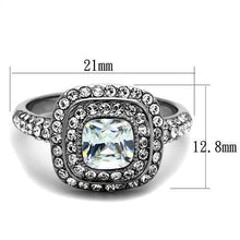 Load image into Gallery viewer, Wedding Rings for Women Engagement Cubic Zirconia Promise Ring Set for Her in Silver Tone Minsk - Jewelry Store by Erik Rayo
