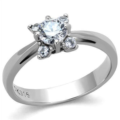 Wedding Rings for Women Engagement Cubic Zirconia Promise Ring Set for Her in Silver Tone Odessa - Jewelry Store by Erik Rayo