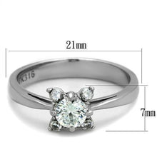 Load image into Gallery viewer, Wedding Rings for Women Engagement Cubic Zirconia Promise Ring Set for Her in Silver Tone Odessa - Jewelry Store by Erik Rayo
