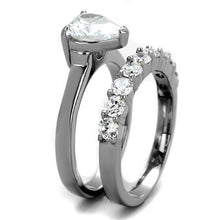 Load image into Gallery viewer, Wedding Rings for Women Engagement Cubic Zirconia Promise Ring Set for Her in Silver Tone Osaka - Jewelry Store by Erik Rayo
