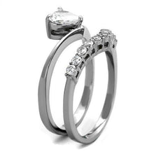 Load image into Gallery viewer, Wedding Rings for Women Engagement Cubic Zirconia Promise Ring Set for Her in Silver Tone Patna - Jewelry Store by Erik Rayo
