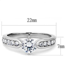 Load image into Gallery viewer, Wedding Rings for Women Engagement Cubic Zirconia Promise Ring Set for Her in Silver Tone Potenza - Jewelry Store by Erik Rayo
