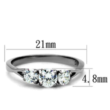 Load image into Gallery viewer, Wedding Rings for Women Engagement Cubic Zirconia Promise Ring Set for Her in Silver Tone Puebla - Jewelry Store by Erik Rayo
