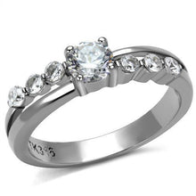 Load image into Gallery viewer, Wedding Rings for Women Engagement Cubic Zirconia Promise Ring Set for Her in Silver Tone Santo Domingo - Jewelry Store by Erik Rayo
