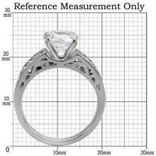 Load image into Gallery viewer, Wedding Rings for Women Engagement Cubic Zirconia Promise Ring Set for Her in Silver Tone TK069 - Jewelry Store by Erik Rayo
