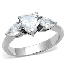 Load image into Gallery viewer, Wedding Rings for Women Engagement Cubic Zirconia Promise Ring Set for Her in Silver Tone Varanasi - Jewelry Store by Erik Rayo
