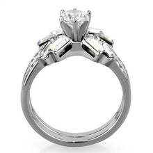 Load image into Gallery viewer, Wedding Rings for Women Engagement Cubic Zirconia Promise Ring Set for Her in Silver Tone Vente - Jewelry Store by Erik Rayo
