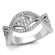 Load image into Gallery viewer, Wedding Rings for Women Engagement Cubic Zirconia Promise Ring Set for Her in Silver Tone with Top Grade Crystal Liguri - Jewelry Store by Erik Rayo
