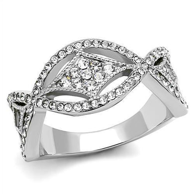 Wedding Rings for Women Engagement Cubic Zirconia Promise Ring Set for Her in Silver Tone with Top Grade Crystal Liguri - Jewelry Store by Erik Rayo