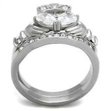 Load image into Gallery viewer, Women&#39;s Irish Heart Engagement Ring Band Set Anillo Para Mujer - Jewelry Store by Erik Rayo

