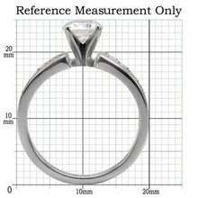 Load image into Gallery viewer, Women&#39;s Round Brilliant Cut Accents Stainless Steel AAA CZ Engagement Ring Band - Jewelry Store by Erik Rayo
