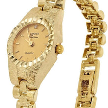 Load image into Gallery viewer, Women&#39;s Watch 10k Yellow Gold Watch Link Wrist Watch Geneve with Diamond 6.25-6.75&quot; 27.8 grams - Jewelry Store by Erik Rayo
