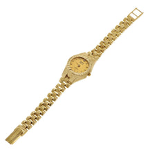 Load image into Gallery viewer, Women&#39;s Watch 10k Yellow Gold Watch Link Wrist Watch Geneve with Diamond 6.25-6.75&quot; 27.8 grams - Jewelry Store by Erik Rayo
