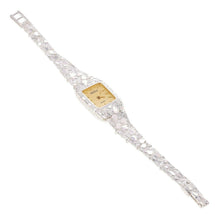 Load image into Gallery viewer, Women&#39;s Watch 925 Sterling Silver Nugget Link Geneve Wrist Watch 6.5-7&quot; 24.7 grams - Jewelry Store by Erik Rayo
