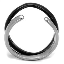 Load image into Gallery viewer, Womens Black Ring Anillo Para Mujer y Ninos Kids 316L Stainless Steel Ring with No Stone Avalon - Jewelry Store by Erik Rayo
