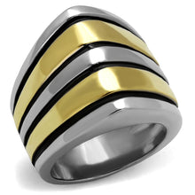 Load image into Gallery viewer, Womens Black Ring Anillo Para Mujer Stainless Steel Ring with Epoxy in Jet Madeline - Jewelry Store by Erik Rayo
