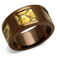 Load image into Gallery viewer, Womens Coffee Brown Ring Anillo Cafe Para Mujer 316L Stainless Steel with No Stone Sorreto - Jewelry Store by Erik Rayo
