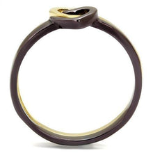 Load image into Gallery viewer, Womens Coffee Brown Ring Anillo Cafe Para Mujer 316L Stainless Steel with No Stone Valentia - Jewelry Store by Erik Rayo
