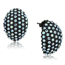 Load image into Gallery viewer, Womens Earrings Black Stainless Steel with Top Grade Crystal - Jewelry Store by Erik Rayo
