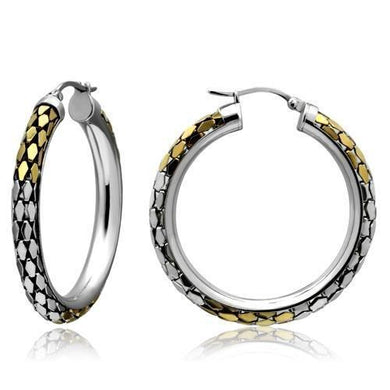 Womens Earrings Gold Rhodium Stainless Steel with No Stone - Jewelry Store by Erik Rayo