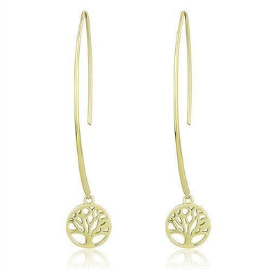 Womens Earrings Gold Stainless Steel with No Stone - Jewelry Store by Erik Rayo