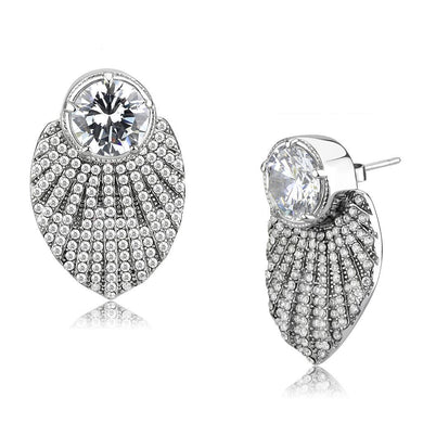 Womens Earrings No Plating Stainless Steel with AAA Grade CZ - Jewelry Store by Erik Rayo