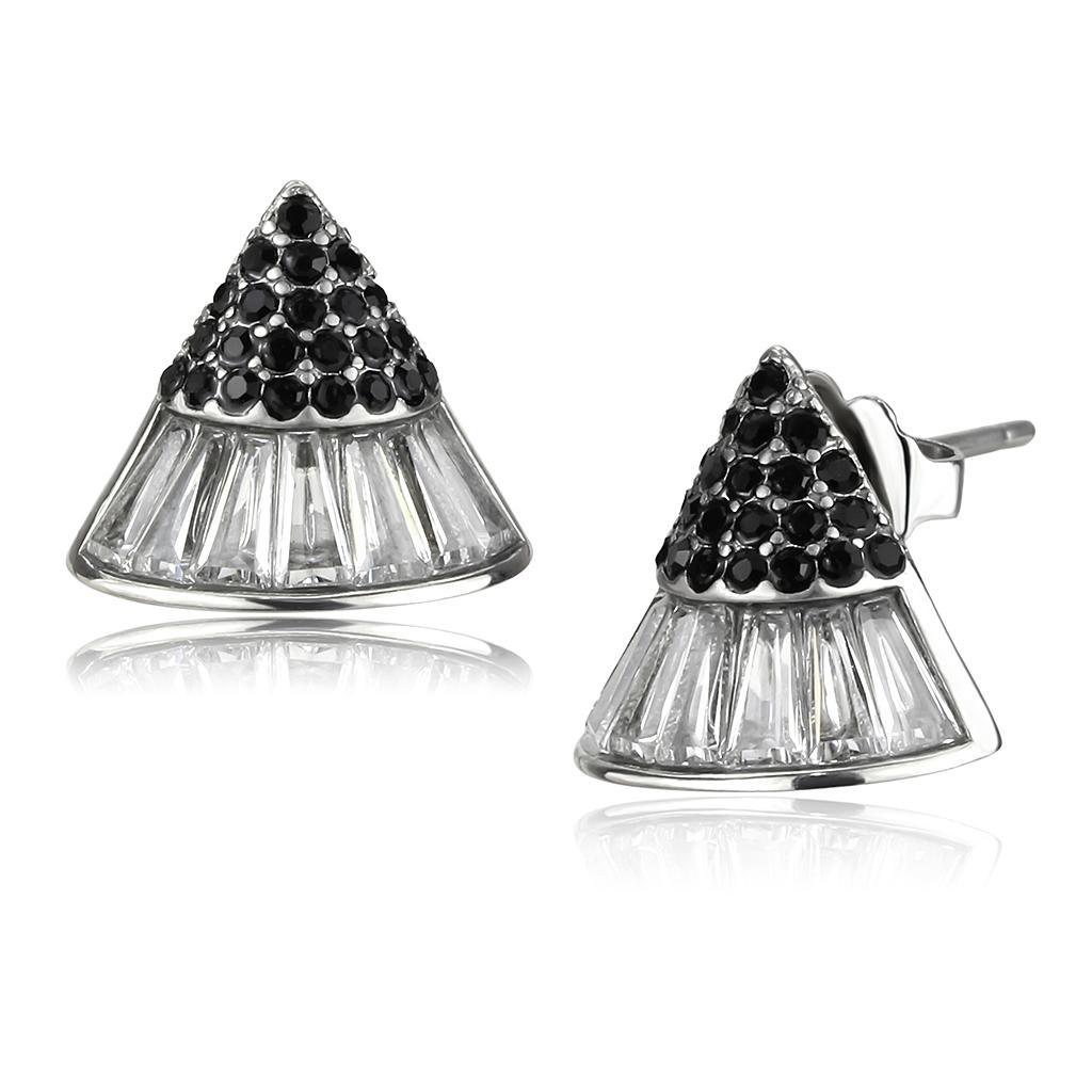 Womens Earrings No Plating Stainless Steel with AAA Grade CZ - Jewelry Store by Erik Rayo