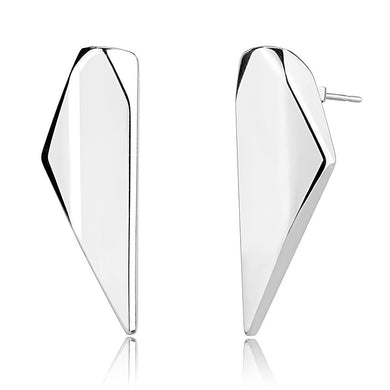 Womens Earrings Rhodium Stainless Steel with No Stone - Jewelry Store by Erik Rayo