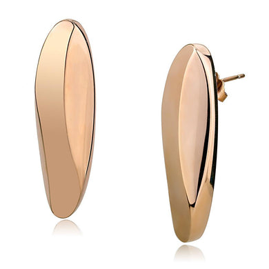 Womens Earrings Rose Gold Stainless Steel with No Stone - ErikRayo.com