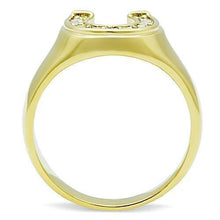 Load image into Gallery viewer, Womens Gold Ring 316L Stainless Steel Anillo Color Oro Para Mujer Ninas Acero Inoxidable with Top Grade Crystal in Clear Michal - Jewelry Store by Erik Rayo
