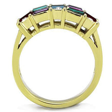 Load image into Gallery viewer, Womens Gold Ring 316L Stainless Steel Anillo Color Oro Para Mujer Ninas Acero Inoxidable with Top Grade Crystal in Multi Color Abigail - Jewelry Store by Erik Rayo
