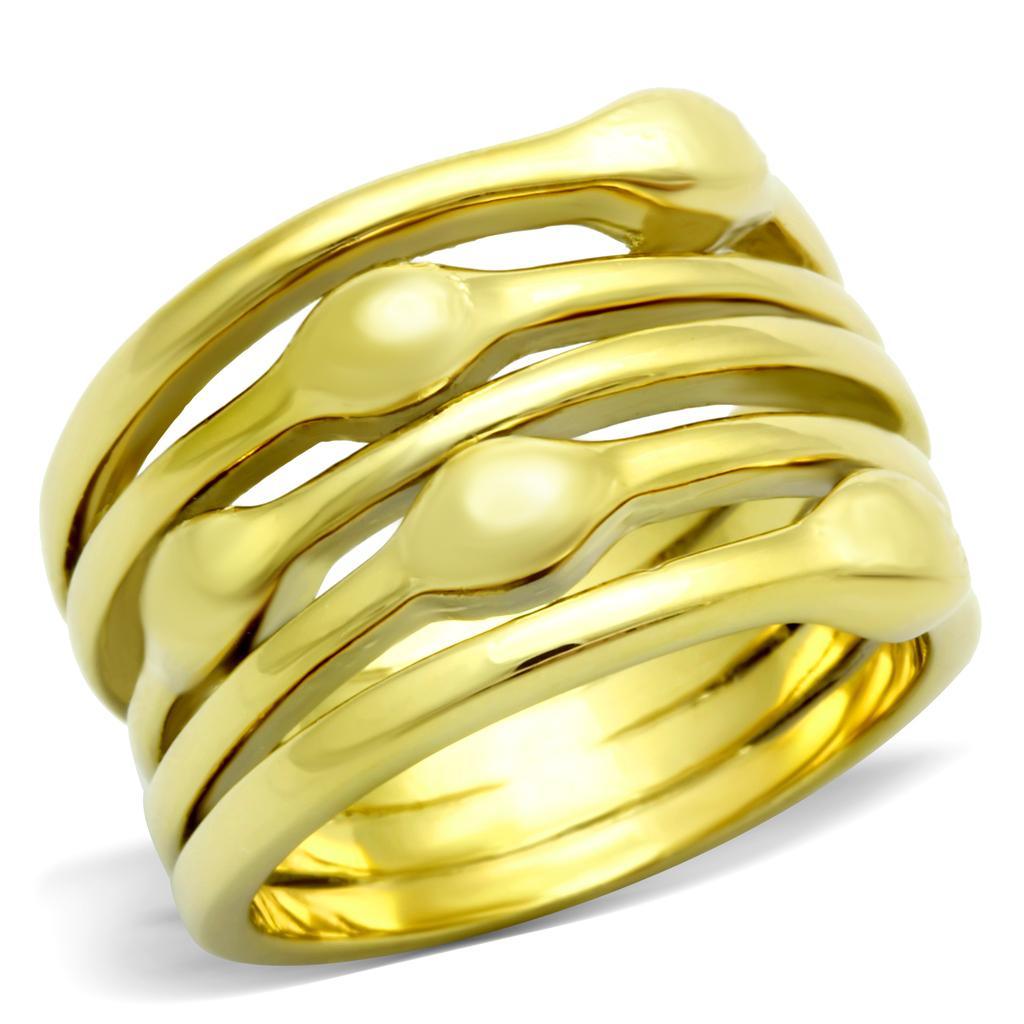 Gold Rings for Women Stainless Steel Anillo Color Oro Para Mujer Ninas Acero Inoxidable Mercy - Jewelry Store by Erik Rayo