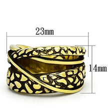 Load image into Gallery viewer, Womens Gold Ring Stainless Steel Anillo Color Oro Para Mujer Ninas Acero Inoxidable Rebecca - Jewelry Store by Erik Rayo
