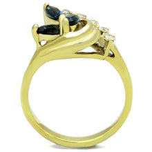 Load image into Gallery viewer, Gold Rings for Women Stainless Steel Anillo Color Oro Para Mujer Ninas Acero Inoxidable with Top Grade Crystal in Montana Uriel - Jewelry Store by Erik Rayo

