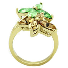 Load image into Gallery viewer, Gold Rings for Women Stainless Steel Anillo Color Oro Para Mujer Ninas Acero Inoxidable with Top Grade Crystal in Multi Color Matthew - Jewelry Store by Erik Rayo
