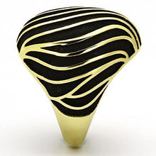 Load image into Gallery viewer, Womens Gold Zebra Ring 316L Stainless Steel Anillo Color Oro Para Mujer Ninas Acero Inoxidable Myra - Jewelry Store by Erik Rayo
