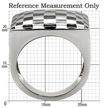 Load image into Gallery viewer, Womens Ring High polished (no plating) 316L Stainless Steel Ring with No Stone TK040 - Jewelry Store by Erik Rayo
