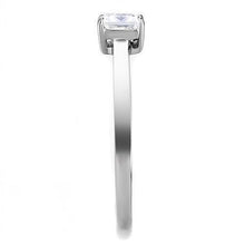 Load image into Gallery viewer, Womens Ring Princess Cut Solitaire Stainless Steel Ring with AAA Grade CZ in Clear - Jewelry Store by Erik Rayo
