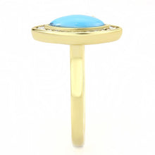 Load image into Gallery viewer, Womens Ring Semi-Precious Turquoise Stainless Steel - Jewelry Store by Erik Rayo
