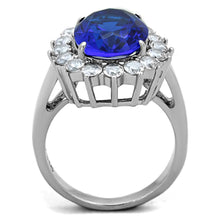 Load image into Gallery viewer, Womens Ring Stainless Steel Ring with Synthetic Synthetic Montana - ErikRayo.com
