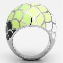 Load image into Gallery viewer, Womens Rings High polished (no plating) 316L Stainless Steel Ring with Epoxy in Multi Color TK1174 - Jewelry Store by Erik Rayo
