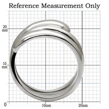 Load image into Gallery viewer, Womens Rings High polished (no plating) 316L Stainless Steel Ring with No Stone TK037 - Jewelry Store by Erik Rayo
