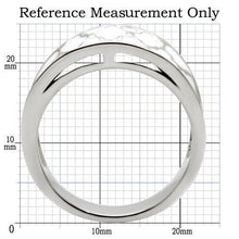 Load image into Gallery viewer, Womens Rings High polished (no plating) 316L Stainless Steel Ring with No Stone TK041 - Jewelry Store by Erik Rayo
