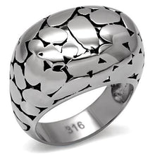 Load image into Gallery viewer, Womens Rings High polished (no plating) 316L Stainless Steel Ring with No Stone TK048 - Jewelry Store by Erik Rayo
